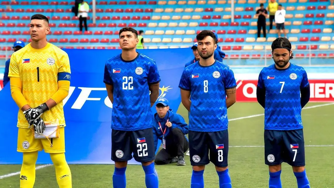 Penyerang Timnas Filipina, Kenshiro Daniels.