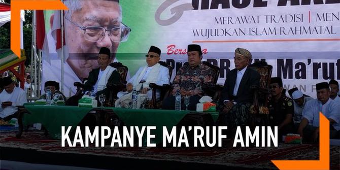 VIDEO: Safari Kampanye Ma'ruf Amin di Jawa Tengah