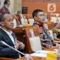 Menteri Investasi/Kepala Badan Koordinasi Penanaman Modal (BKPM) Bahlil Lahadalia saat rapat kerja dengan Komisi VI DPR di Jakarta, Rabu (14/12/2022). Rapat tersebut membahas kinerja Kementerian Investasi/BKPM dan target investasi sampai Desember 2022. (Liputan6.com/Angga Yuniar)