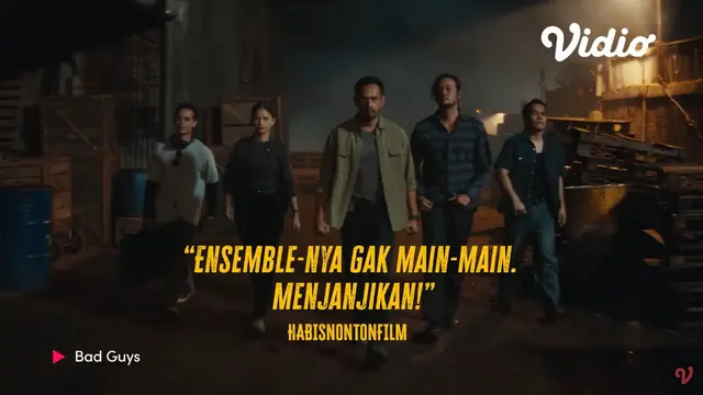 Jadwal tayang Bad Guys versi Indonesia. (credit:youtube.com/@Vidio-Channel)