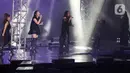 Momen kolaborasi penyanyi dari 3 Diva bersama Super Girls terlihat begitu kompak dan terasa akrab. (Liputan6.com/Herman Zakharia)