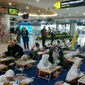Bandara Djuanda, Sidoarjo gandeng Unicef turut meriahkan hari anak nasional pada Selasa, 23 Juli 2019 (Foto: Liputan6.com/Dian Kurniawan)