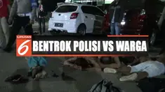 Bukan hanya melawan, massa juga menyerang menyerang polisi. Akibatnya, Ipda Arsan dan Bripka Darmawan mengalami luka tusuk di bagian perut dan leher.