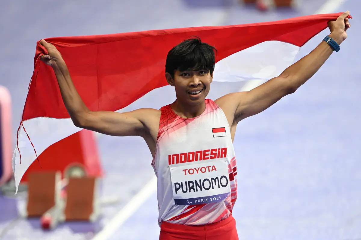 Kabar baik dari gelaran Paralimpiade Paris 2024. Atlet para atletik Indonesia, Saptoyogo Purnomo berhasil meraih medali perak.