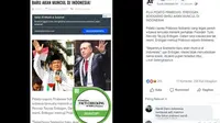 [Cek Fakta] Hoaks Pujian Erdogan untuk Prabowo Subianto