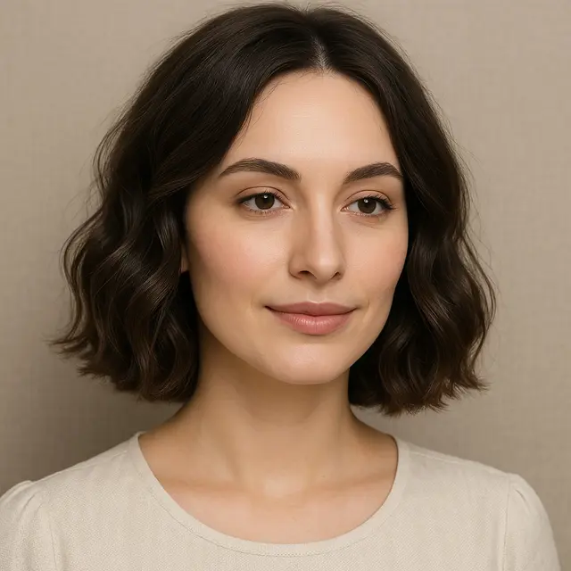 Gaya Riviera Bob untuk Wajah Bulat, Oval, dan Panjang