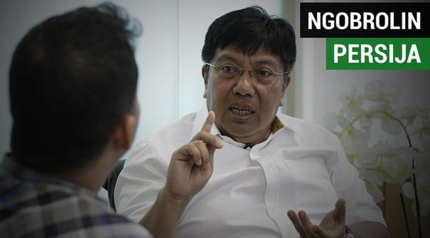 Beita video mengenai persija, jakmania hingga juara settingan bersama direktur utama Persija Jakarta, Gede Widiade.