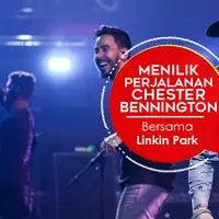 Menilik lebih dalam mengenai perjalanan bermusik Chester Bennington bersama Linkin Park. (Foto: AFP/Rich Fury/GETTY IMAGES NORTH AMERICA, Desain: Nurman Abdul Hakim/Bintang.com)