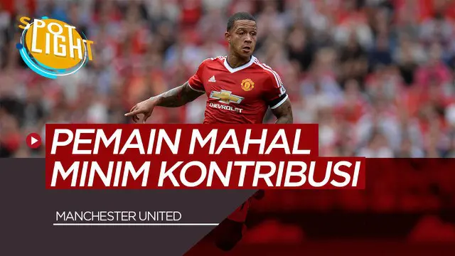 VIDEO: Rugi Besar, Inilah 5 Pemain Mahal Manchester United yang Minim Kontribusi Termasuk Memphis Depay dan Angel Di Maria