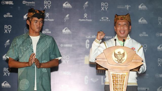 WSL Championship Tour 2022, Menpora Zainudin Amali