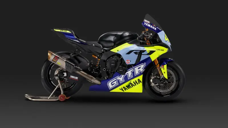 Yamaha R1 GYTR VR46 Tribute to Valentino Rossi (visordown)