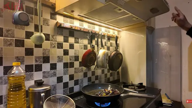 Potret Dapur Rumah Sederhana Lady Rara dan Aladull