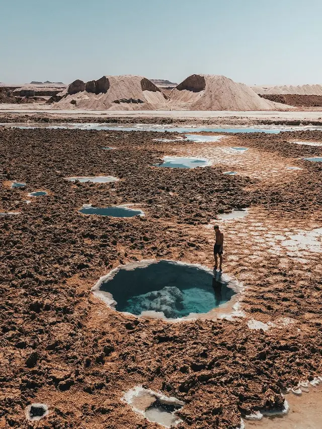 6 Potret Indah Siwa Oasis, "Kolam Renang" Alami di Tengah Gurun Mesir
