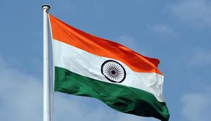 Ilustrasi bendera India (AFP Photo)