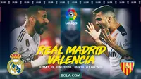 La Liga - Real Madrid Vs Valencia (Bola.com/Adreanus Titus)