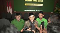 Mantan Menteri Perdagangan Agus Suparmanto, Plt Ketua DPW PPP Jawa Barat Pepep Saepul Hidayat (kiri) (Dok: Antara)