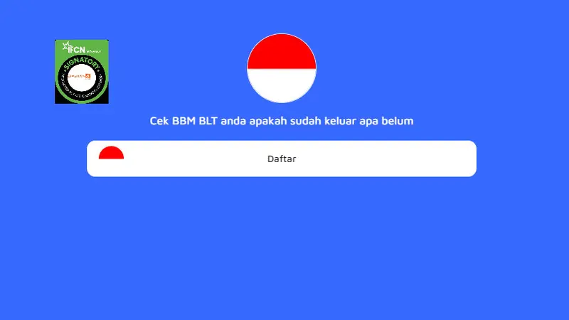 Tangkapan layar klaim situs pendaftaran BLT BBM,