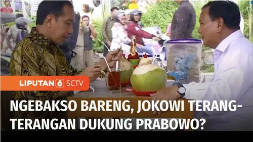 VIDEO: Momen Jokowi Makan Bareng Prabowo hingga Heboh Beredar Beras Berstiker Paslon 02