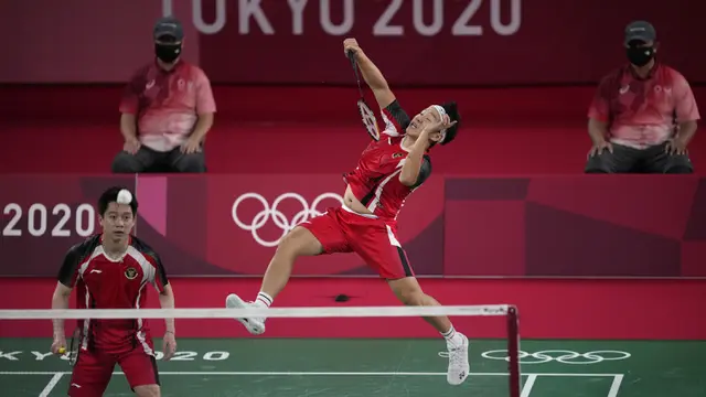 FOTO: Kevin / Marcus Kalah dari Wakil Taiwan di Olimpiade Tokyo 2020