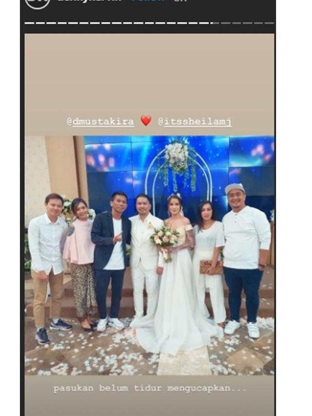 Sah, Ini 7 Potret Pernikahan Sheila Marcia yang Dilakukan Secara Tertutup