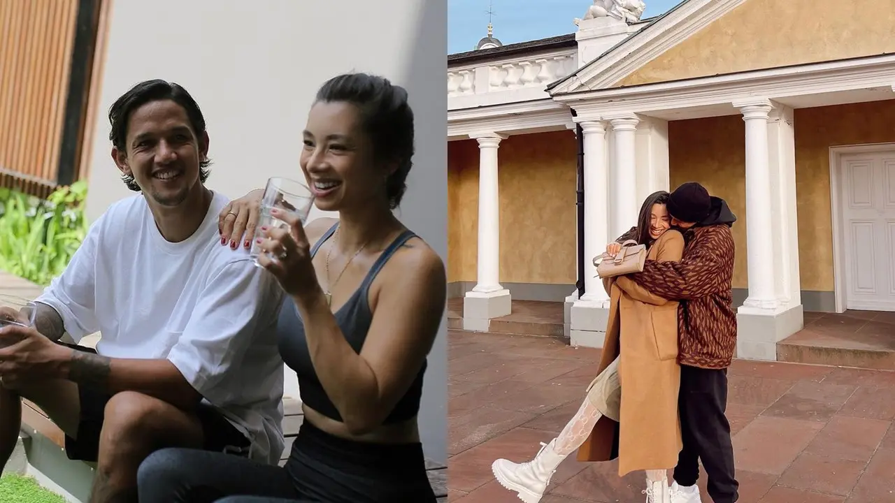 Potret Jennifer Bachdim dan Irfan Bachdim di Jerman