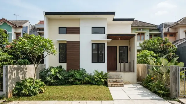 Fasad Rumah Minimalis Type 36 yang Sederhana tetapi Menawan