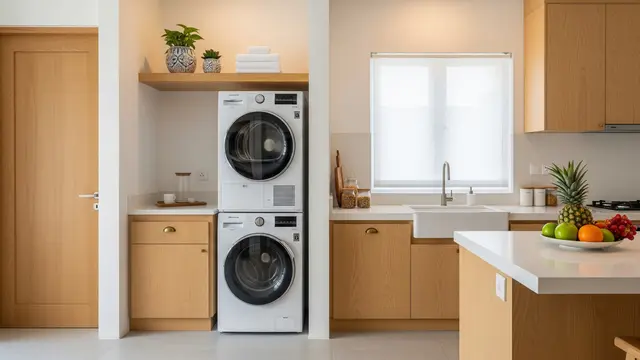 Trik Menata Area Cuci di Dapur Terbuka agar Tidak Terlihat Berantakan/Foto: AI Generated