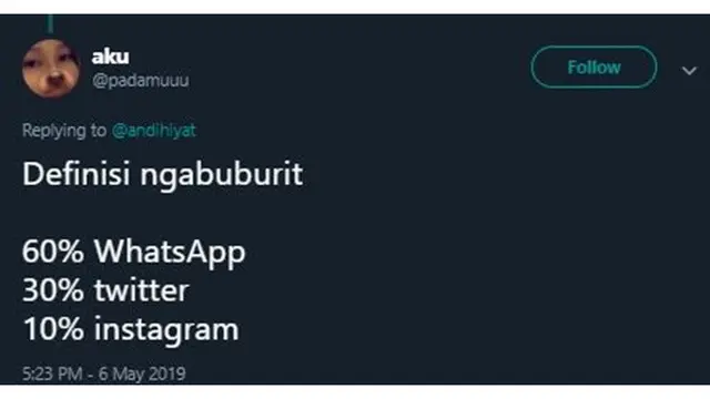 6 Definisi Ngabuburit ala Netizen yang Kocak Abis