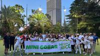 Komunitas Bergeract Golf Club sukses menggelar kegiatan Golf Bareng (Gobar) dalam Night Golf di Senayan Golf Course, Jakarta, Jakarta, 14 Oktober 2025. (Bola.com/Dok. Bergeract Golf Club)