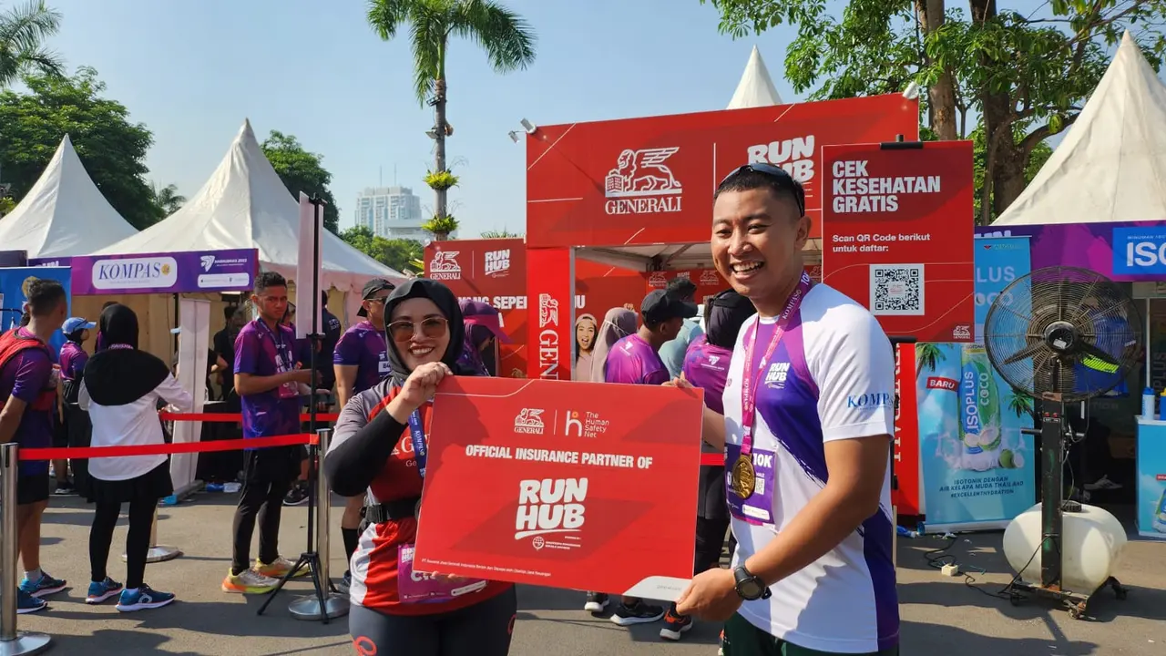 Saat Ribuan Peserta RunHub Surabaya Dapat Perlindungan Jiwa
