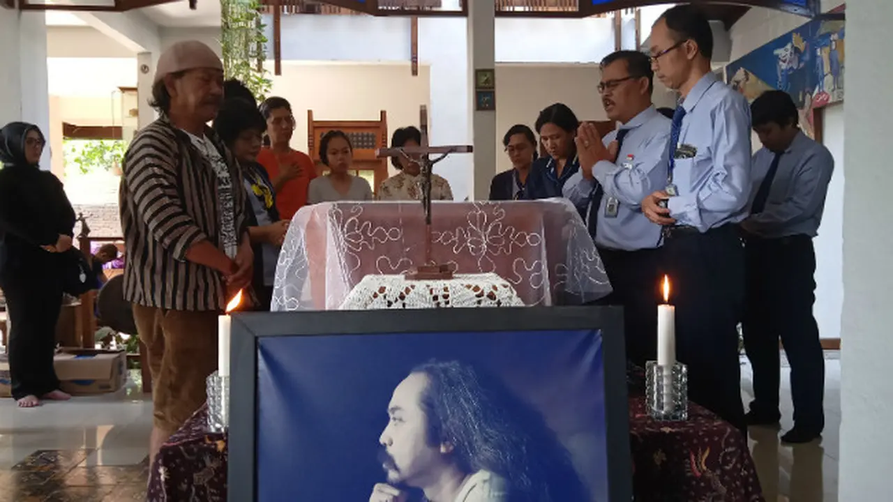 Suasana Rumah Duka Djaduk Ferianto di Bantul