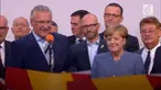 Kanselir Jerman Angela Merkel kembali terpilih setelah partainya memenangkan pemilu. Ini adalah kali keempat Merkel menjabat Kanselir.