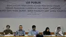 Komisi Pemilihan Umum (KPU) menggelar uji publik tentang peraturan KPU di gedung KPU, Jakarta, Rabu, (18/3/2015). (Liputan6.com/Johan Tallo)