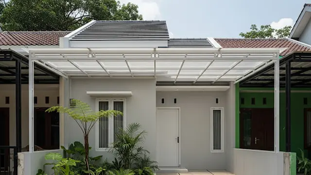 Desain Rumah Hemat Budget dengan Garasi Depan