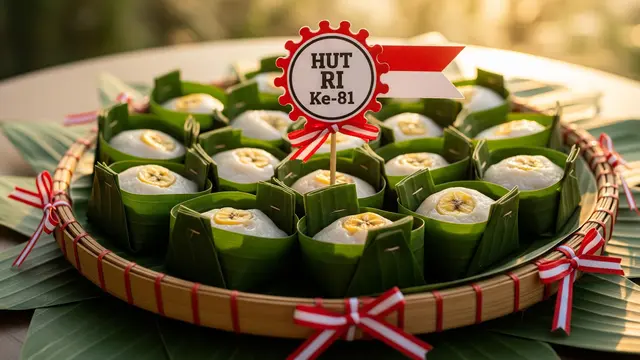 Makanan Tradisional Yang Bisa Dihias Untuk Peringatan Kemerdekaan 17 Agustus 1945 HUT RI Ke-81 (AI Genarated)