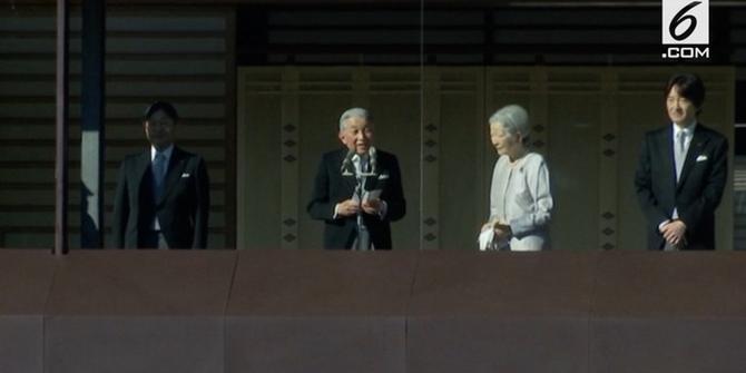 VIDEO: Pidato Terakhir Kaisar Jepang sebelum Turun Tahta