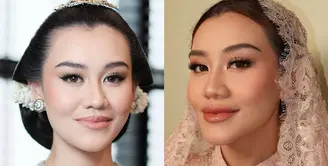 Intip di sini beberapa potret beda pesona Aaliyah Massaid yang manglingi dalam nuansa makeup yang soft di prosesi Pengajian dan Dulangan.