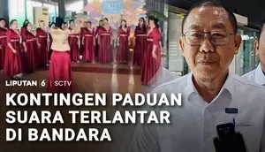 Kontingen Paduan Suara Telantar di Bandara