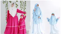 Ilustrasi gamis couple ibu dan anak (sumber: modelnesia.com)