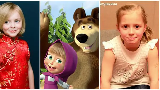 Photo Seram Masha And The Bears - Alina Kukushkina Dan Elsie Fisher Pengisi Suara Masha Masha And The Bear Yang Imut Dan Berbakat Lifestyle Fimela Com