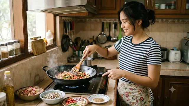 Cara Membuat Tumis Kecombrang Teri