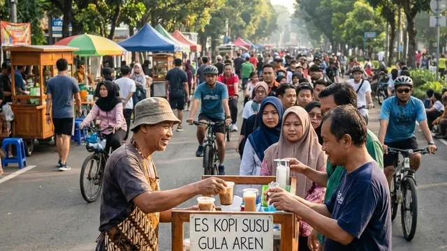 Ide Jualan di Car Free Day Modal Kecil Untung Besar