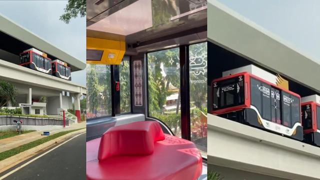 Potret Trem Mover Pengganti Kereta Gantung di TMII