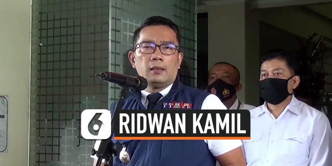 VIDEO: Diperiksa Kasus Kerumunan FPI, Ridwan Kamil Merasa Diperlakukan Tak Adil