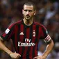 1. Leonardo Bonucci (AC Milan) - Musim lalu bersama Juventus dirinya tampil memukau dengan menjadi finalis Liga Champions. Tetapi tahun ini bek asal Italia itu hanya akan bermain di Liga Europa bersama Rossonerri. (AFP/Marco Bertorello)