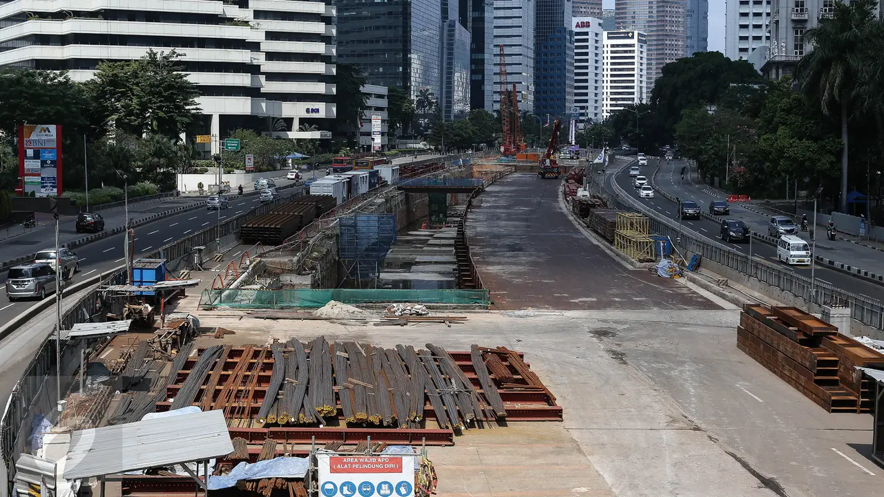 20160705-Pengerjaan Proyek MRT Berhenti Sementara Sepanjang Libur Lebaran-Jakarta