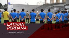 Berita Video Timnas Indonesia Gelar Latihan Perdana Dengan Protokol Kesehatan yang Ketat
