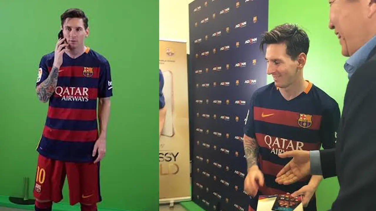 Bangga, Lionel Messi Pakai Smartphone Buatan Indonesia