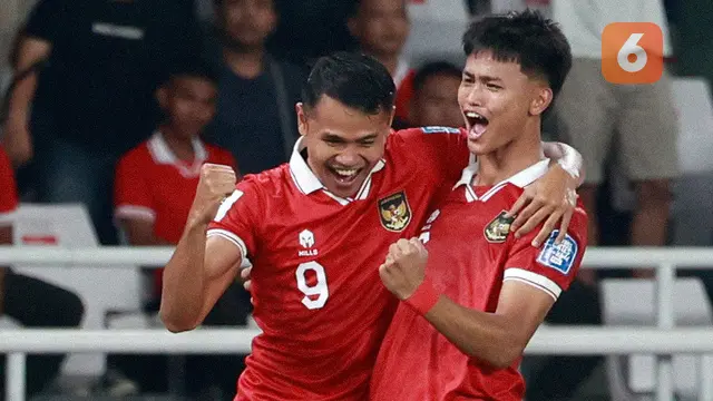 Foto: Debut Hokky Caraka di Timnas Senior, Berikan Kontribusi Gol Pertama Indonesia di Kualifikasi Piala Dunia 2026
