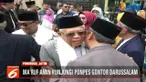 Ma'ruf Amin menilai, Ponpres Gontor adalah pondok pesantren yang banyak melahirkan tokoh-tokoh besar.